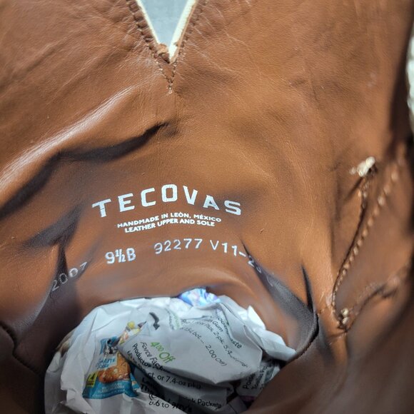 Tecovas The Annie Women's Size 9.5B US Beige Bone Cowhide Cowboy Western Boots - Picture 10 of 10